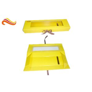 Buy cheap Collapsible Rigid Gift Boxes Folding Hair Extension Gift Packaging Boxes With Flap from wholesalers