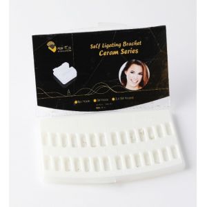 0.022" HK345 Orthodontic Brackets Self Ligating Brackets Ceramic Zirconia