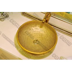 Ceramic PVD Coating Equipment , Ceramic TiN Gold Basin Ion Plating System, PVD