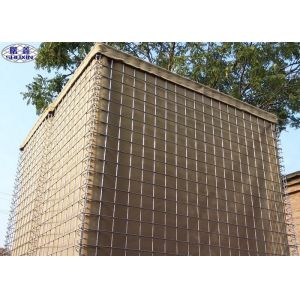Buy cheap Sand Wall Mesh Gabion Box Anti Blast Defensive Barrier Blast Mitigation from wholesalers