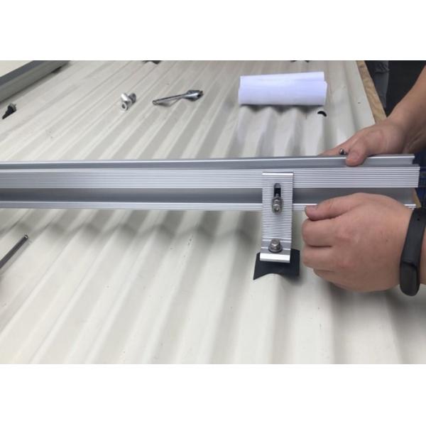 Buy cheap L Feet AL6005-T5 Metal Roof Solar Mounting Systems from wholesalers