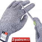 Buy cheap Wood Carving HPPE Level 5 Puncture Resistant Cut Proof Work Gloves  S from wholesalers