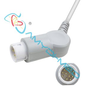 Buy cheap 2.4m ECG Cables And Leadwires Round 12 Pins Plug Compatible With HP from wholesalers