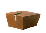 Buy cheap Outside Rusty Coffee Table Metal Garden Sculptures Corten Steel Various Color from wholesalers