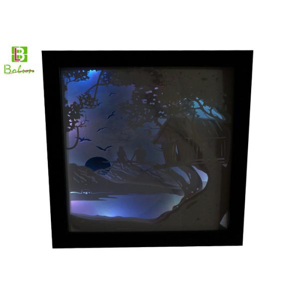 Merchandising Retail Display Props , Paper cut Light Box Cable Plug High Hard Paper