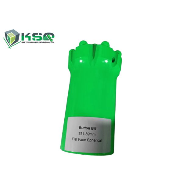 Quality T51-89mm Thread Button Bit with Semi-ballistic Carbide Design for Bench Drilling for sale