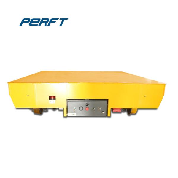 Buy cheap No Rail 30 ton Heavy duty Electric battery power Flat cart Remote control cart from wholesalers