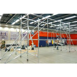 Buy cheap Durable Mobile Scaffold Tower Aluminium Cuplock Scaffolding For Station Maintenance from wholesalers