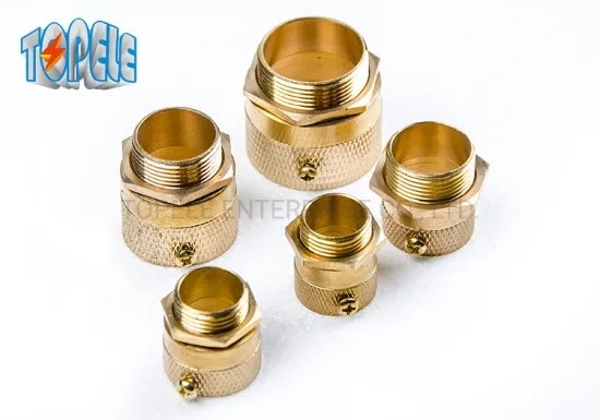 Quality Brass Flexible Metal Conduit Fittings Long Short Type Male Hexagon Bush for sale