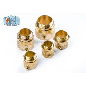 Buy cheap Brass Flexible Metal Conduit Fittings Long Short Type Male Hexagon Bush from wholesalers