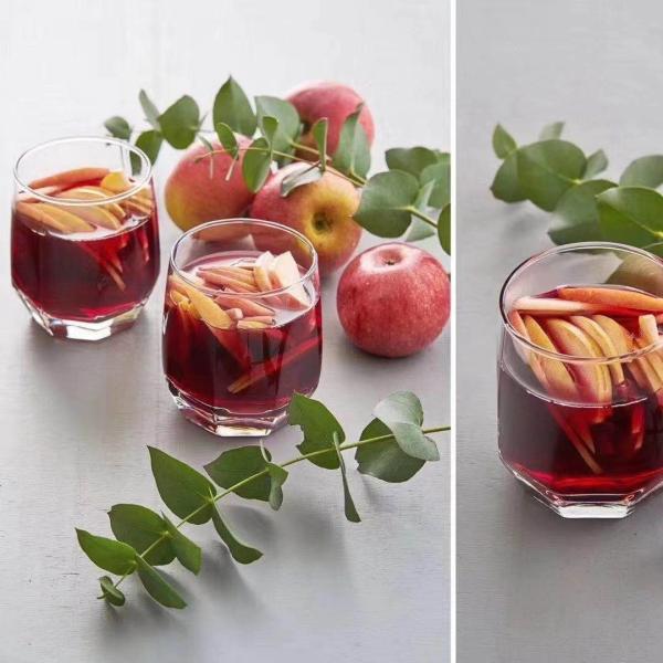 Buy cheap 140ml Embossed Highball Wine Modern Cut Glass Tumblers from wholesalers