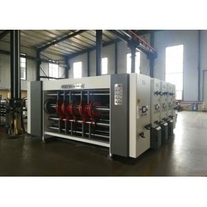 Buy cheap Water Ink Flexo Printer Slotter Machine Adopt Frequency Variable Controller from wholesalers