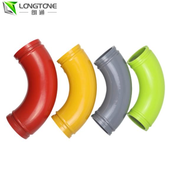 Buy cheap 148mm Concrete Pump Pipes Elbow , Customized Carbon Steel Bend Pipe from wholesalers