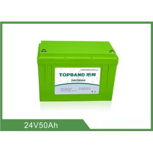 Buy cheap 24V 50Ah Rechargeable Lithium Iron Phosphate Battery  High Energy Density from wholesalers