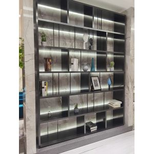 Buy cheap MDF Glossy Glass Retail Display Cabinet Showcase Furniture Set from wholesalers