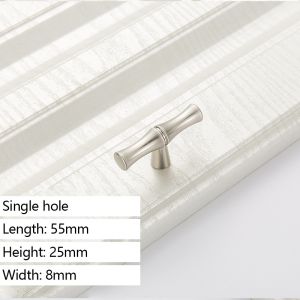 Bamboo Cabinet Decorative Pull Handle 125x8x25mm