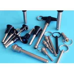 Buy cheap 3/8 7/16 1/2 Brass plating quick release pins SUS 304 SUS 316 A2 A4-80 L-Handle Quick-Release Pins from wholesalers