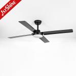 Buy cheap Black Remote LED 52 Inch Quiet Motor Ceiling Fans For Bedroom Living / Dining Room from wholesalers