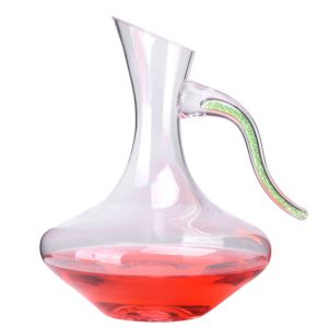 Buy cheap Classical Design Round Wine Decanter , Hand Blown Lead Free Glass Decanter from wholesalers
