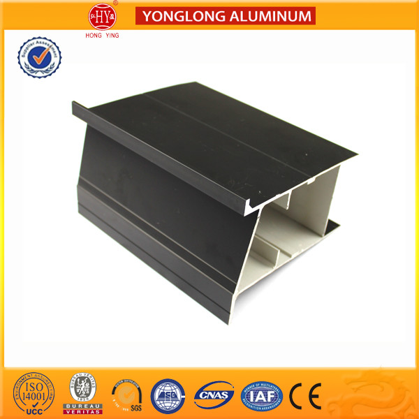 Quality Rectangle Raw Powder Coated Aluminium Extrusions Surface Brightness for sale