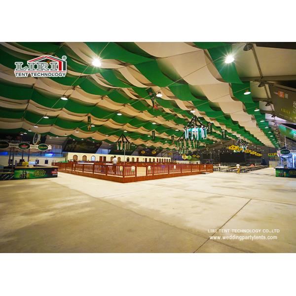 Quality Clear Span Glass ABS Walls Two Story Tent For Beer Festival Events for sale