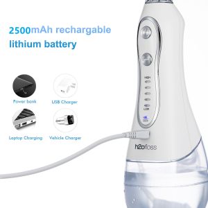 Buy cheap 4 in 1 Electric Water Flosser Black/White 2500mAh Rechargeable Battery 5 Hours Charging Time from wholesalers