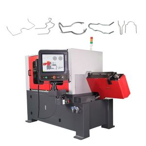 Buy cheap automatic spring coiling maker small torsion spring making machine Wire bending pen spring machinery from wholesalers