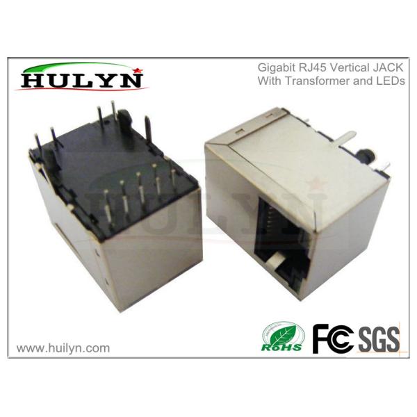 Buy cheap RJ45 with transformer RJ45 JACK Gigabit Vertical from wholesalers