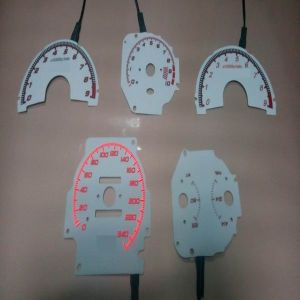 Buy cheap high bright custom glow gauge\el gauge\car dashboard from wholesalers