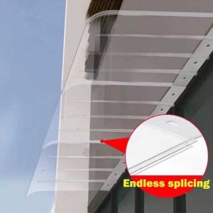 Buy cheap Clear Plastic PC Awning Canopy Polycarbonate Air Conditioner Awning from wholesalers