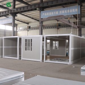 Connecting Room Prefab Folding Container House Removable Partitions Fire