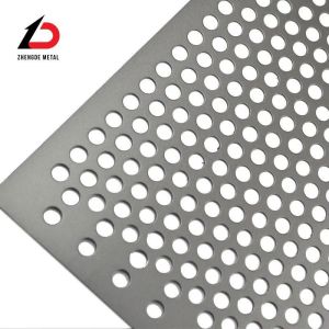 Buy cheap Small Round Hole Perforated Metal Mesh Decoration Aluminum Wire Mesh For Building Balcony from wholesalers