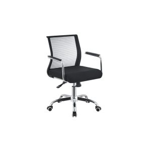 Buy cheap Breathable 41cm Fabric Office Chairs With Arms And Wheels product