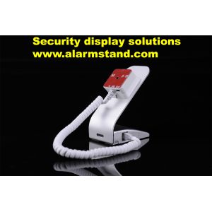 COMER cellular telephone display Holders with Alarm system security stands