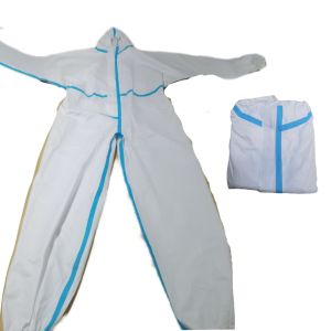 Buy cheap Type4/5/6 OEM PPE Suit Microporous Coveralls with Stick Strip Closed and OEM Accepted from wholesalers
