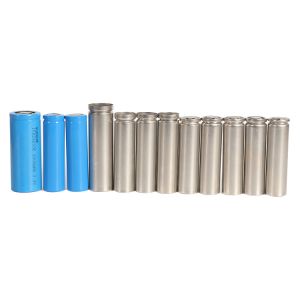 Buy cheap Cylinder Cell Lithium Ion Battery Case 18650 / 26650 / 21700 / 32650 Empty Cell Cans from wholesalers