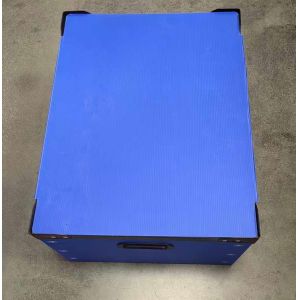 Buy cheap Blue Plastic Reusable Boxes Anti Static PP Crates Plastic Turnover Box from wholesalers