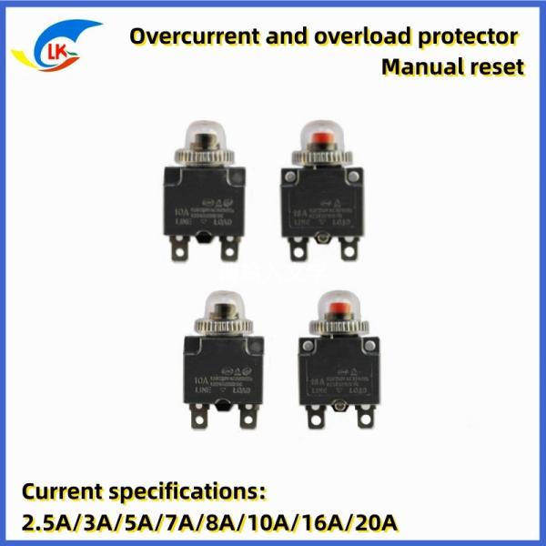 Buy cheap Overcurrent Overload Switch 10A Current Protector KYB8 Current Waterpr from wholesalers