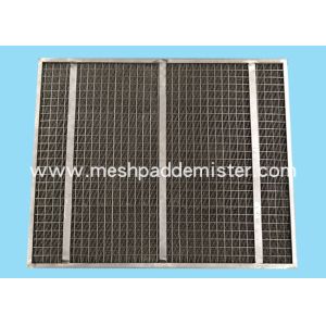 Buy cheap Knitted Wire Mist Eliminator Filter In Rectangular Less Pressure Drop from wholesalers