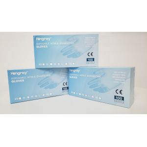 Buy cheap Powdered Nitrile Disposable Examination Gloves FDA 510K CE from wholesalers