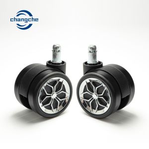 ODM 2.5 Inch Nylon Gaming Office Chair Castor Wheels For Carpet Floors