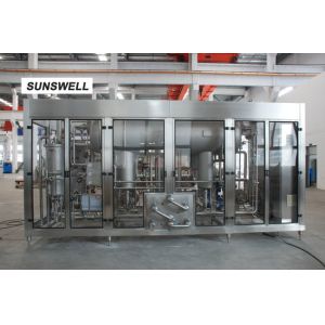 Common Temperature Carbonated Beverage Filler 30000BPH Saving Electricity Power