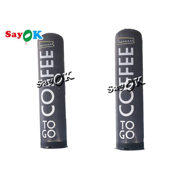 Buy cheap Customized 2.5m 8ft Inflatable Advertising Pillar With Logo Printing from wholesalers