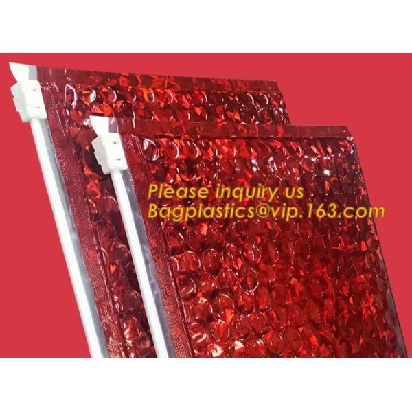 Quality Custom k zipper bubble bag/bubble slider bag,Shielding Bag Aluminum Foil Bag Metallized Foil Bag Nylon Vacuum Bag for sale
