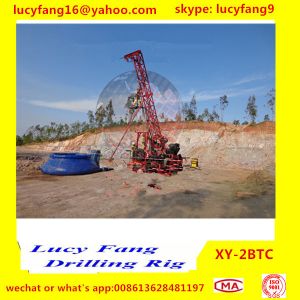 Buy cheap China Multi-function XY-2BTC Trailor Mounted Diamond Core Drilling Rig with Wireline System NQ 500 m Angle Hole from wholesalers