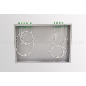 Buy cheap Customerised 19 Inch Rack Mount 2 / 8 Plc Optical Splitter With 3D Inspection from wholesalers