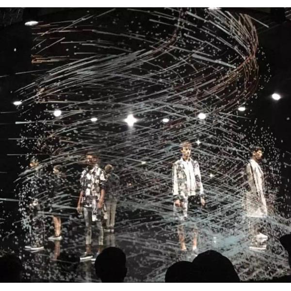 Buy cheap Fireproof Polyamide Holographic Mesh Screen Motorized High Transparency from wholesalers