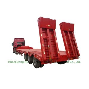Buy cheap 3 Axle Gooseneck Hydraulics Trailers Lowbed Semi Trailer ,60ton,80Ton from wholesalers