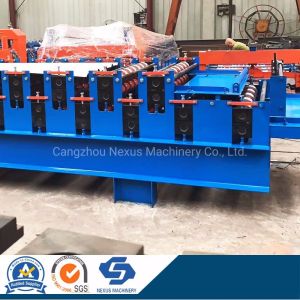 840/910 Double Layer Trapezoidal Roof Sheet Roll Forming Machine with Low Price