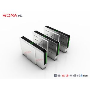 Buy cheap Automatic Pedestrian 304 Flap Barrier Gate With Servo Motor 900mm Width from wholesalers